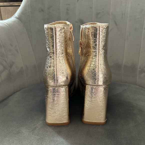 ShuShop Veronica Gold Booties - 7.5 - Shu Shop - Picture 7 of 9